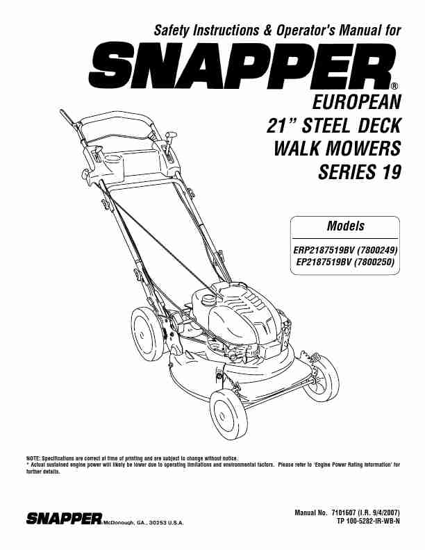 Snapper Lawn Mower ERP2187519BV, EP2187519BV-page_pdf